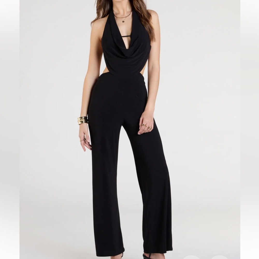 Windsor Sleek Black Jumpsuit